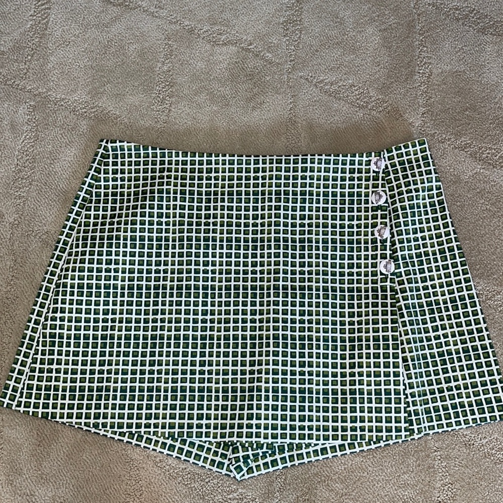 Tory Burch Plaid Skort - Size 10
